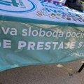 "SNS moleri na dugme": Studenti u blokadi naveli zašto su srpske trobojke baš na Limanima