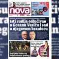 Vikend „Nova“ piše: Isti sudija Vesiću ukidao pritvor, a sada i obustavio postupak protiv njegovog branioca