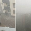 Zastrašujući snimci iz niša! Snažan orkanski vetar paralisao grad, led "tuče" po jugu Srbije (VIDEO)