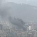 (Video) Sarajevo pokriveno dimom: Požar zahvatio celu pijacu "Kvadrant"
