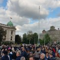 Godišnjica prvog protesta 'Srbija protiv nasilja' u Beogradu
