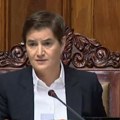 Brnabić: Apelujem na civilizovanu raspravu o budžetu, da ne gledamo nasilje