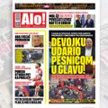 Devojku udario pesnicom u glavu! U nasilju opozicije ispred parlamenta prednjačio funkcioner PSG Radovanović