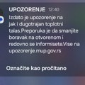 OPREZ: MUP izdao upozorenje na jak toplotni talas i opasnost od požara