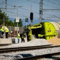Prve fotografije iz Slovenije nakon iskakanja teretnog voza sa šina (FOTO)