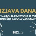 Izjava dana: „Najbolja investicija je sve ono što razvija vas same“