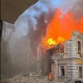 Rusi gađali centar Kijeva, ima mrtvih i ranjenih! Zgrada Akademije nauka razneta dronom, bukti požar, krhotine na sve strane…