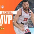 Alek Peters MVP prvog kola Evrolige