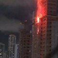 Horor u Brazilu: Gori zgrada od 28 spratova, padaju delovi užarene fasade na ulicu