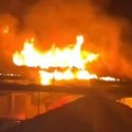 Šteta milion evra! Restoran Juseina Bolta izgoreo u stravičnom požaru (video)