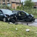 Karambol kod Topole, sudar tri vozila: Dve osobe povređene, jedno lice hitno prebačeno u kragujevačku bolnicu (foto)