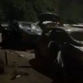 VIDEO: Potpuno razlupani automobili bez tablica u Ulici Branimira Ćosića