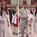 Trudna snajka Željka Mitrovića po treći put?! Mlada nosila venčanicu ispod koje se nazire trudnički stomak