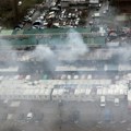 Ekskluzivno: "Blic" u policijskim helikopterima tokom gašenja požara u Bloku 70: Tržni centar postao zgarište (foto, video)