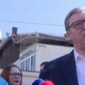 Vučić u poseti domaćinstvu Savkovića u selu Trnavci