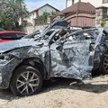 Uništeni Volkswagen Touareg iz Ukrajine i dalje vozi