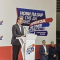 Puna dvorana Pendik: Vučić poručio u Novom Pazaru - Ubrzaćemo radove na svim pravcima i poljima (Foto/video)