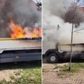 U Novom Sadu zapaljeno više vozila! Vatrogasci i policija na terenu: Sumnja se da neko namerno podmeće požar! (video)
