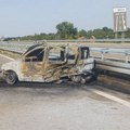 Saobraćajna nezgoda na auto-putu kod Subotice – "fijat" izgoreo, tri osobe lakše povređene