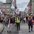Studenti iz Kragujevca krenuli na vidovdanski marš do Kraljeva