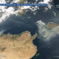 Neobičan atmosferski fenomen iznad Mediterana: Sateliti snimili dva različita oblaka, mogu li stići do Srbije?