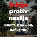Protest „Srbija protiv nasilja“ u subotu u Kragujevcu