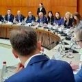 Sastanak u palati Srbija: Vučić i Mali sa poslovnom delegacijom MEDEF