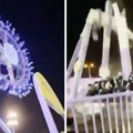 Horor, pao ringišpil u luna parku: Devojke vrištale, ljudi u neverici gledali šta se dešava (Video)