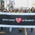 Aktivisti, studenti i građani Beograda izrazili solidarnost sa Sarajevom
