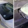 (Video) Vandalizam u Novom Sadu: Izlupana stakla na parkiranim automobilima
