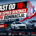 Како је почела 2026. на тржишту нових возила у Србији ? Раст од 16%, хибриди испред бензинаца и СУВ доминација