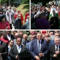 Za postradalih 3.267 Srba u Srednjem Podrinju i Birču služen pomen stradalim i položeni venci na bratunačkom groblju