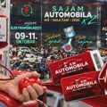 Za prvih deset davalaca krvi po dve karte za Sajam automobila