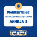 Privremeno skraćenje trase linije 8 u Kragujevcu: Obaveštenje za putnike od 05. do 31. oktobra 2023. godine