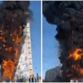 Opšti haos u Rusiji Čitav soliter progutao plamen za 30 sekundi! (video)