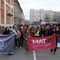 Skup podrške protestima studenata i građana u Srbiji danas i u Briselu