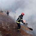 Zbog velikog požara na otvorenom vanredna situacija u Trgovištu