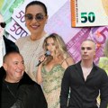 Oni su najbogatiji na estradi, a ovo su njihovi godišnji prihodi: Pevač zaradio 758.000 evra, a velika zvezda u debelom…