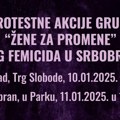 Protestna akcija grupe "Žene za promene" zbog prvog femicida