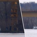 Prve slike mosta na Dunavu u koji je udario brod kod Bačke Palanke