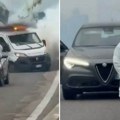 Haos na auto-putu, filmske scene u Italiji: Pucali na policiju, hteli da opljačkaju kombi, pa ga digli u vazduh (video)