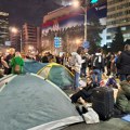 VIDEO: Završena 24-časovna blokada u Beogradu, mladi aktivisti pisali evropskim institucijama
