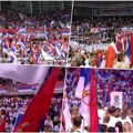 Veličanstvene scene u Čairu Uz zvuke himne Srbije, razvučene velike trobojke i jaka poruka koja je simbol borbe (foto)