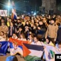 Novopazarski studenti u blokadi stigli u Kraljevo na pešačkom maršu do Novog Sada