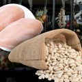 Najskuplji kilogram pasulja ima četiri puta veću cenu od najjeftinijeg kilograma piletine u Srbiji! Ovo su cene hrane