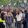 Završen protest studenata i građana, RTS vest o incidentima objavio u 18. minutu Dnevnika