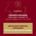 Koncert povodom 50 godina Univerziteta u Kragujevcu