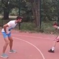 VIDEO Đoković ponovo oduševio Srbiju: Sa dečakom zaigrao basket na Košutnjaku