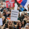 Advokat Beljanski na protestu ispred Suda: Nećemo da ćutimo i posmatramo kako se pravosuđe urušava i popušta pod…