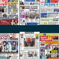 Naslovne strane današnjih novina: Prelistavanje štampe za ponedeljak, 22. decembar 2025. godine